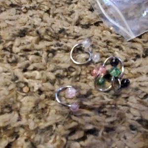 Spiral belly rings